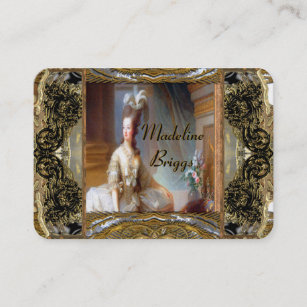 Marie Antoinette Elegant Professional Business Card