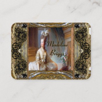 Marie Antoinette Elegant Professional Business Card by LiquidEyes at Zazzle