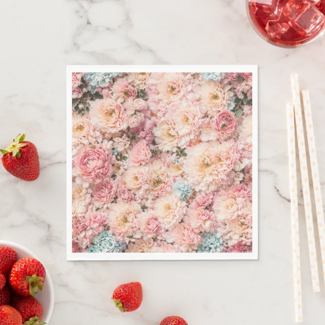 Marie Antoinette Floral  Napkins (Insitu)