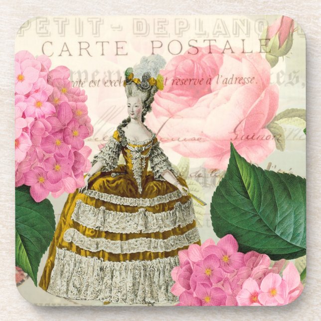 Marie Antoinette French Accent Coasters Set (Front)