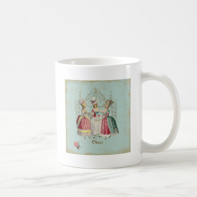 Marie Antoinette French Paris Ladies Coffee Mug (Right)