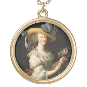 Marie Antoinette Gold Plated Necklace