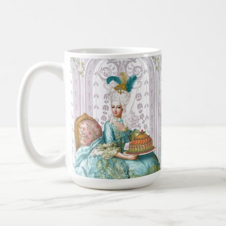 Marie Antoinette In Aqua Coffee Mug