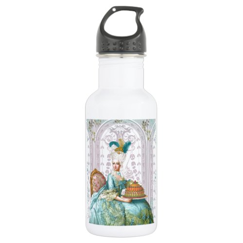 Marie Antoinette in Aqua Stainless Steel Water Bottle