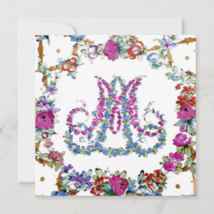 Marie Antoinette in Flowers ~  Invitations