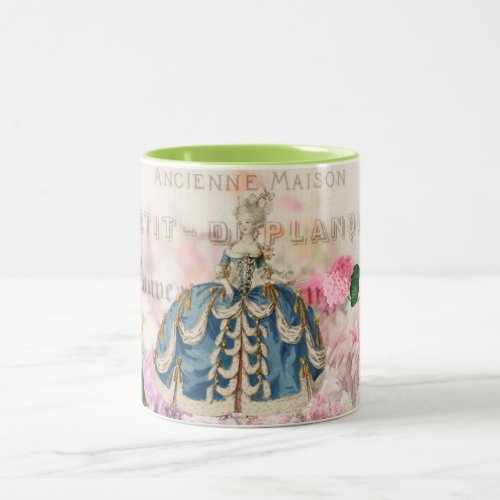 Marie Antoinette in Redoute Flowers Mug