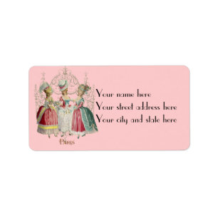 Marie Antoinette Ladies in Waiting Labels