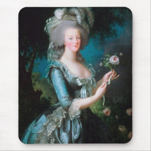 Marie Antoinette _ Le Brun _ Rococo Mouse Pad