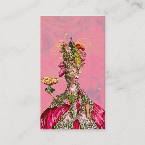 Marie Antoinette Let Them Eat Cake Business Card