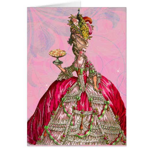 Marie Antoinette Let Them Eat Cake Cards (Front)