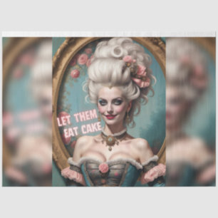 Marie Antoinette Let Them Eat Cake Decoupage Tissue Paper