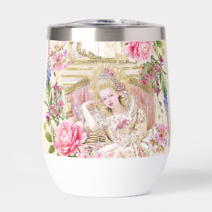 Marie Antoinette let them eat cake drinkware Thermal Wine Tumbler