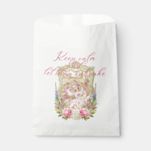 Marie Antoinette let them eat cake Favor Bag