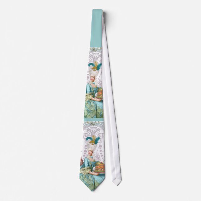 Marie Antoinette Let them eat Cake Neck Tie (Front)