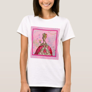 Marie Antoinette Let them eat cake & Peacock T-Shirt