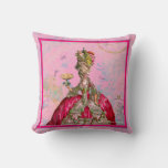 Marie Antoinette Let Them Eat Cake Throw Pillow at Zazzle