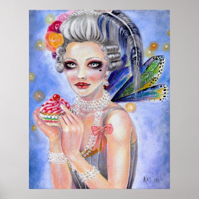 Marie Antoinette Let them eat cupcake Poster (Front)