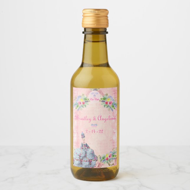 Marie Antoinette ~ Let Us Eat Cake wine label (Front)