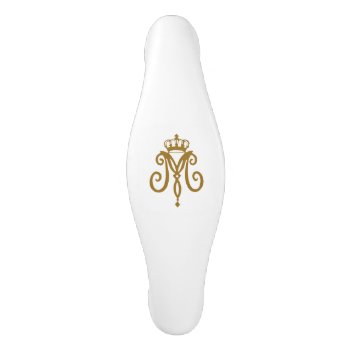 Marie Antoinette Logo Color & Shape Options - Ceramic Cabinet Pull by galleriaofart at Zazzle