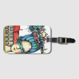 Marie Antoinette Luggage Tag