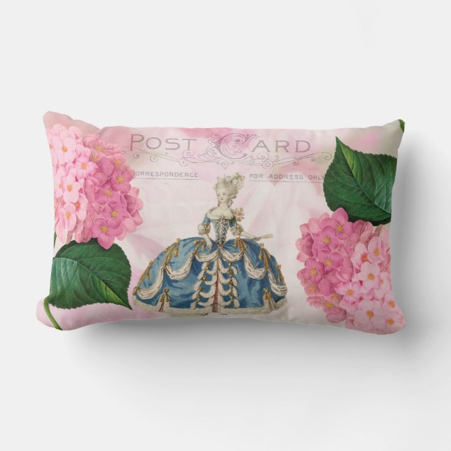 Marie Antoinette Lumbar Accent Throw Pillow (Front)