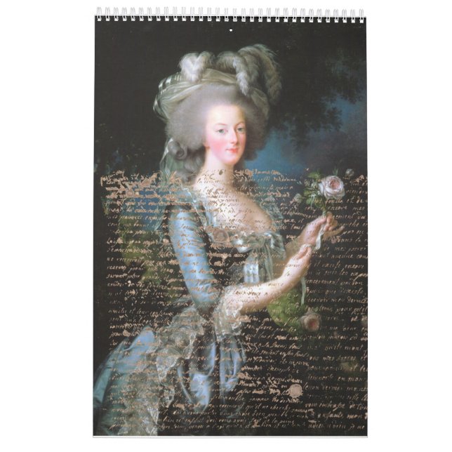 Marie-Antoinette - Marie Antoinette Calendar (Back)