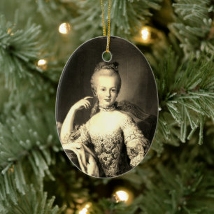 ♥ Marie-Antoinette Marie Antoinette ♥ shabby chic Ceramic Ornament