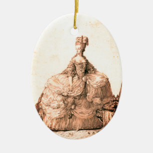 ♥ Marie-Antoinette Marie Antoinette shabby chic ♥ Ceramic Ornament