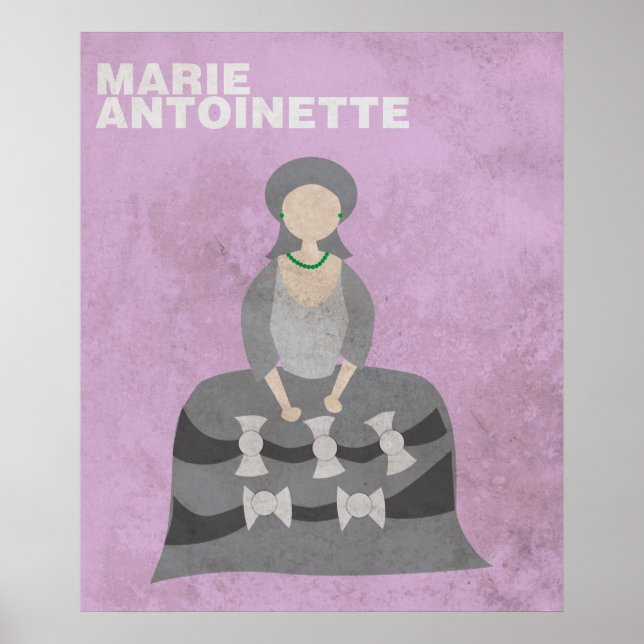 Marie Antoinette:Minimalist Historical Figures Pos Poster (Front)