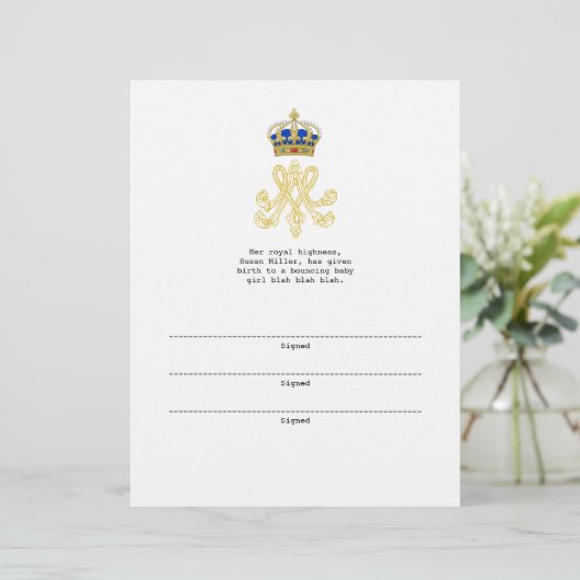 Marie Antoinette Monogram (Standing Front)