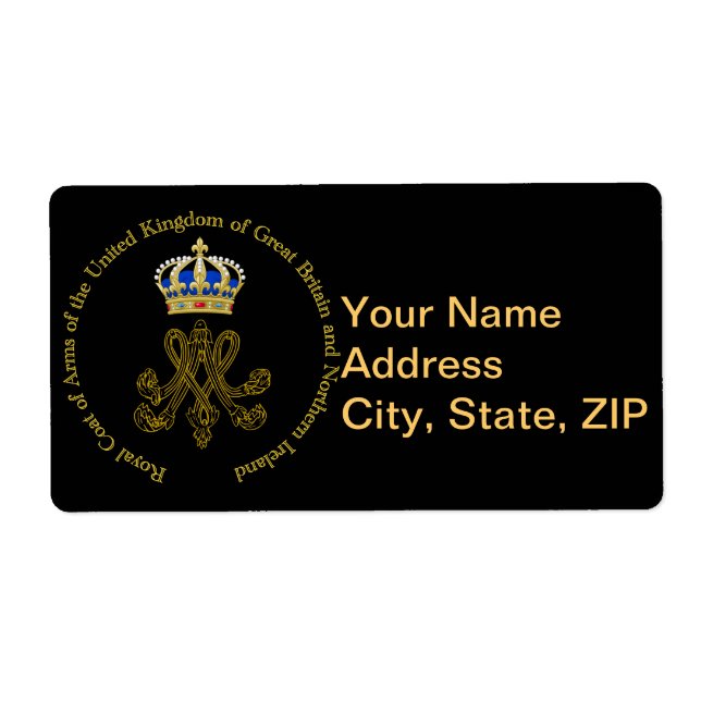 Marie Antoinette Monogram Label (Front)