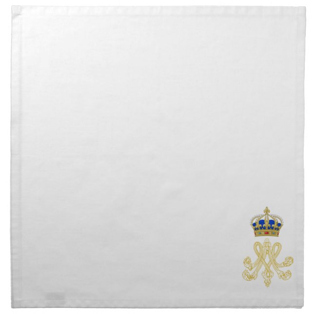 Marie Antoinette Monogram Napkin (Front)