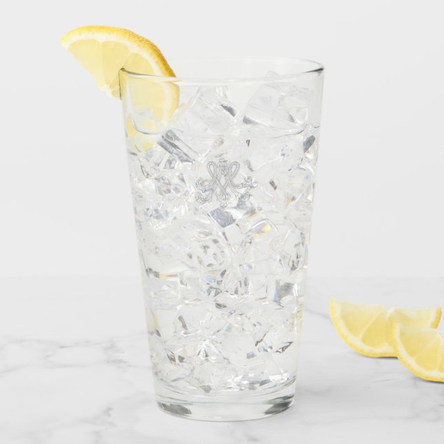 Marie Antoinette - Monogram - Royal Monogram Glass (Front Ice)