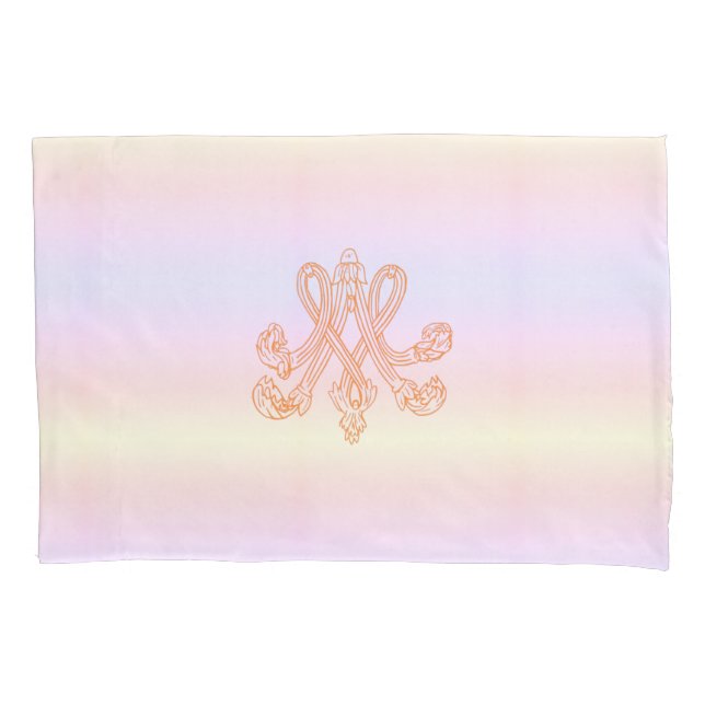 Marie Antoinette - monogram Royal Monogram Pastel Pillow Case (Front)