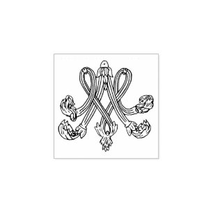 Marie Antoinette - Monogram - Royal Monogram Rubber Stamp