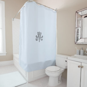 Marie Antoinette Monogramm Monogram initial pastel Shower Curtain