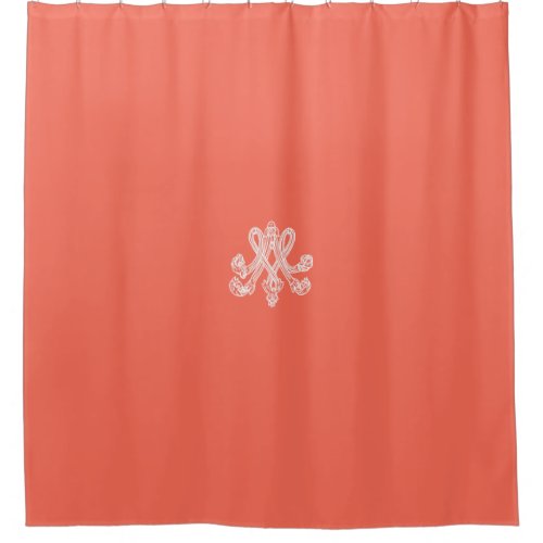 Marie Antoinette  Monogramm  Monogram initial Shower Curtain