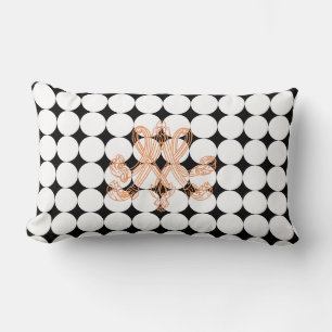 Marie Antoinette – Monogramm – Monogram initials Lumbar Pillow