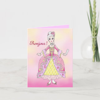 Marie Antoinette Note Card