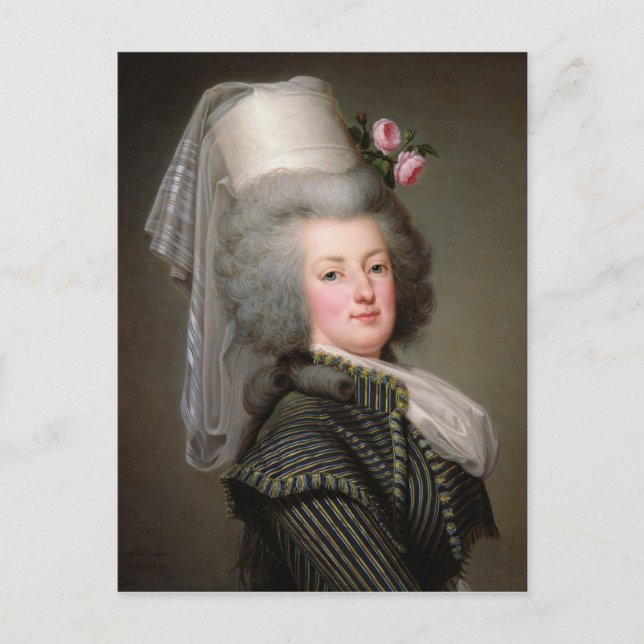 Marie-Antoinette  of Habsbourg-Lorraine Postcard (Front)