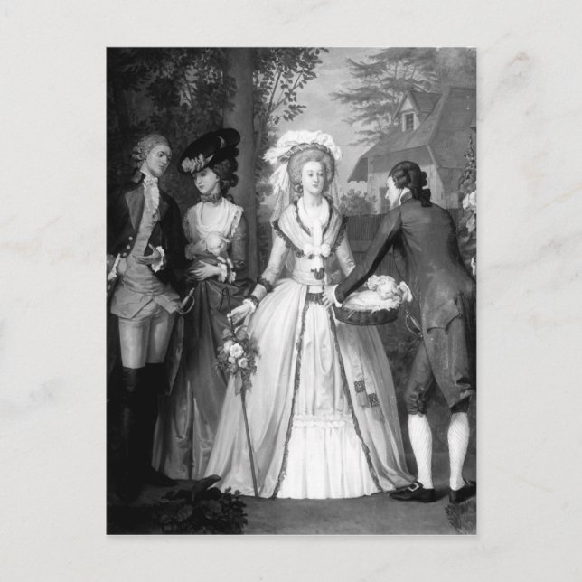 Marie-Antoinette  of Habsbourg-Lorraine Postcard (Front)