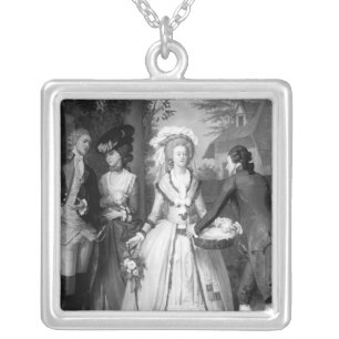 Marie-Antoinette of Habsbourg-Lorraine Silver Plated Necklace