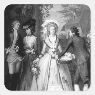 Marie-Antoinette of Habsbourg-Lorraine Square Sticker