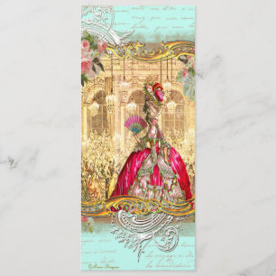 Marie Antoinette Party at Versailles Invitation