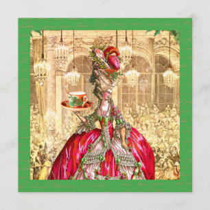 Marie Antoinette Party Invitation