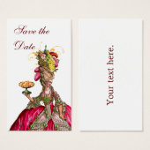 Marie Antoinette peacock and cake (Front & Back)