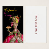 Marie Antoinette peacock and cake (Front & Back)