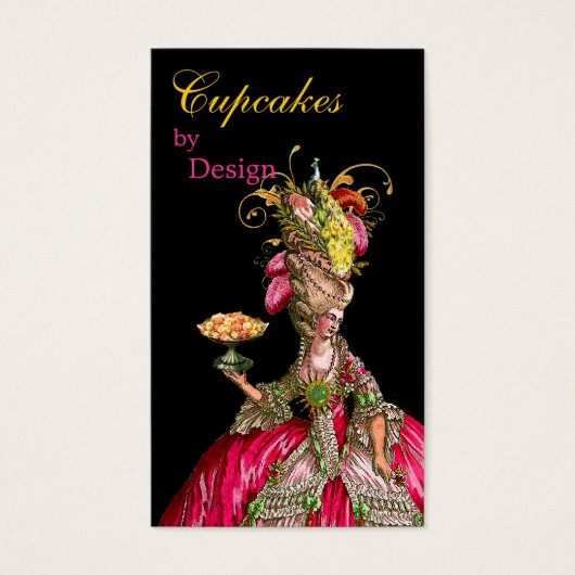 Marie Antoinette peacock and cake (Front)