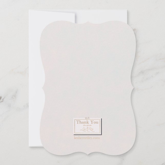 Marie Antoinette Petite Strawberry Invitations (Back)