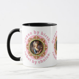 Marie Antoinette Pink Queen Roses Mug
